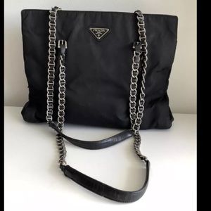 prada bag with chain strap